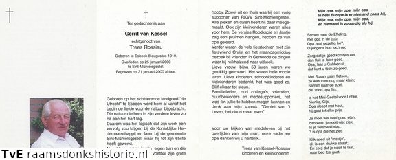 Gerrit van Kessel- Trees Rossiau
